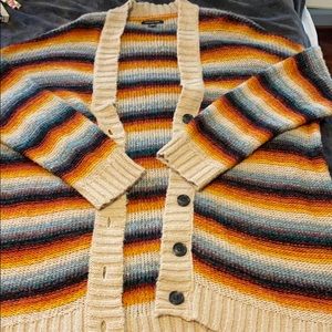 Multi-Colored Cardigan, Botton Up